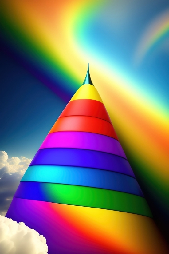 Pyramid, Art, Design, Colorful, Color, Graphic